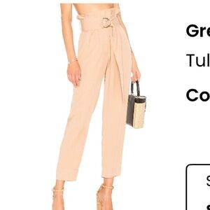 Tularosa Beige Cropped Pants